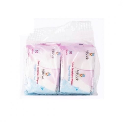 فوفا مناديل مبللة للاطفال بدون عطر ربطة 10*10