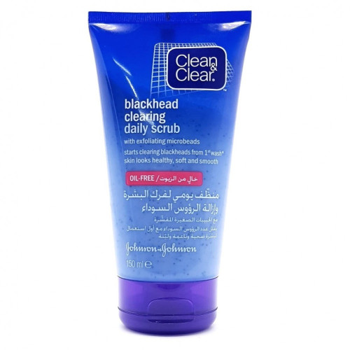 كلين اند كلير منظف يومي لفرك البشرة وإزالة الرؤس ا...