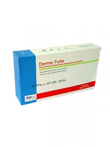 شاش فازلين طبي معقم 10*20 ديرماتول