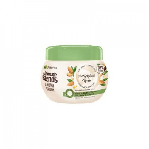 كريم شعر ماسك غارنيه 300مل ابيض حليب اللوز