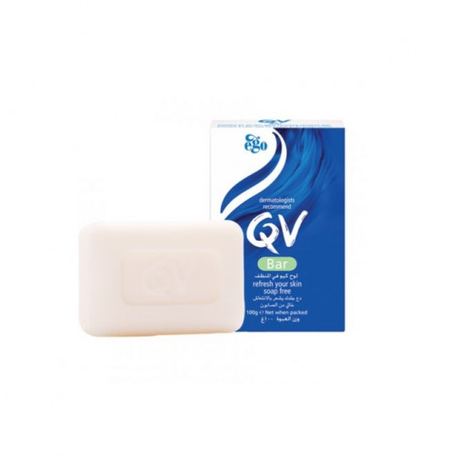 كيو في لوح منظف خالي من الصابون 100جم