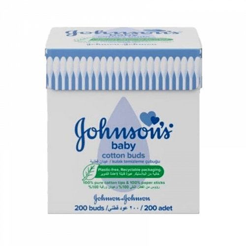 اعواد اذن القطن من جونسون كبير شد 200