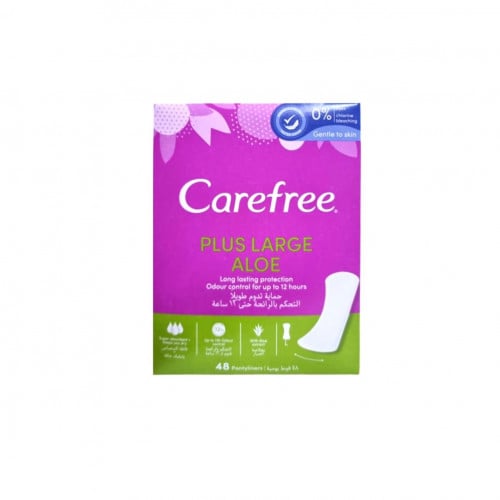 فوط كير فري اليومية بلس كبير بالصبار 48
