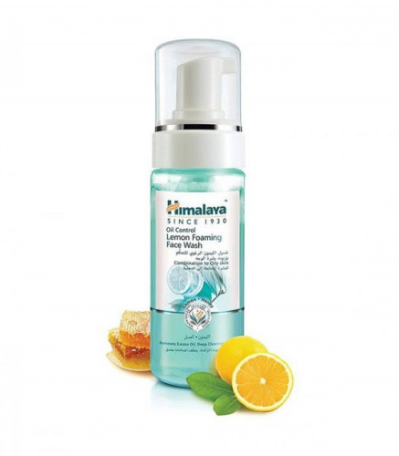 غسول هيمالايا بالليمون الرغوي للتحكم بزيوت بشرة ال...