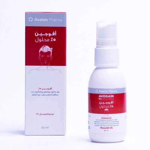 افوجين 5% محلول لمنع تساقط الشعر