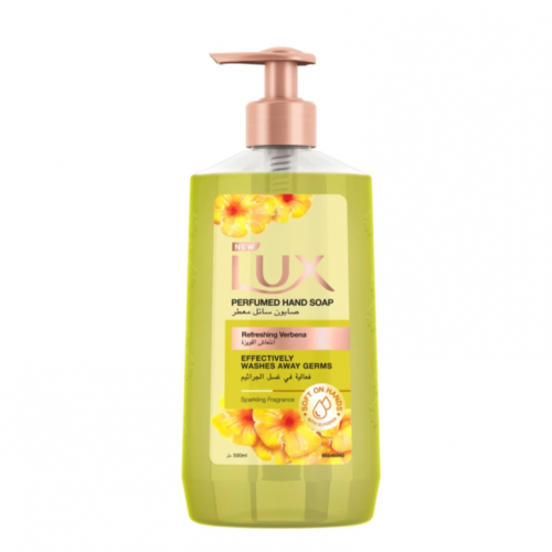لوكس غسول اليدين معطر (أنتعاش اللويزة) أصفر 500 مل