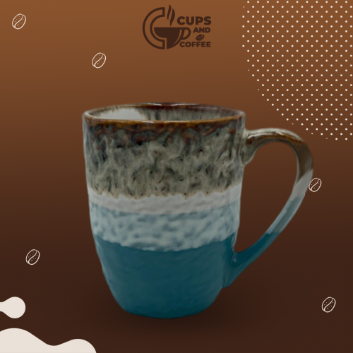 A cup of coffee of the highest model, colorful