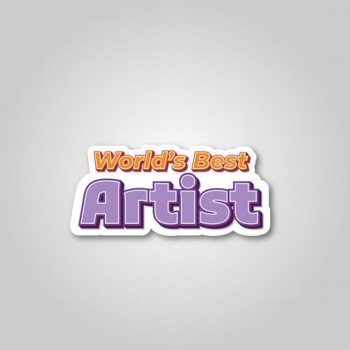 استيكر World's Best Artist