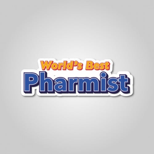 استيكر World's Best Pharmist