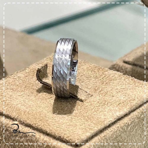 دبل فضة خطوبة للرجال