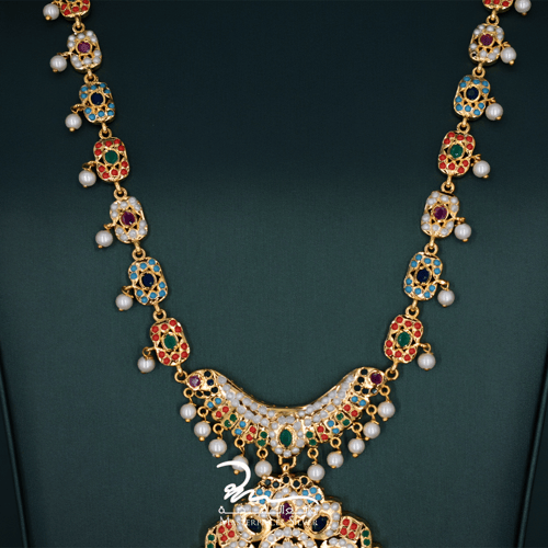 طقم لولو بالفضة هندي فاخر