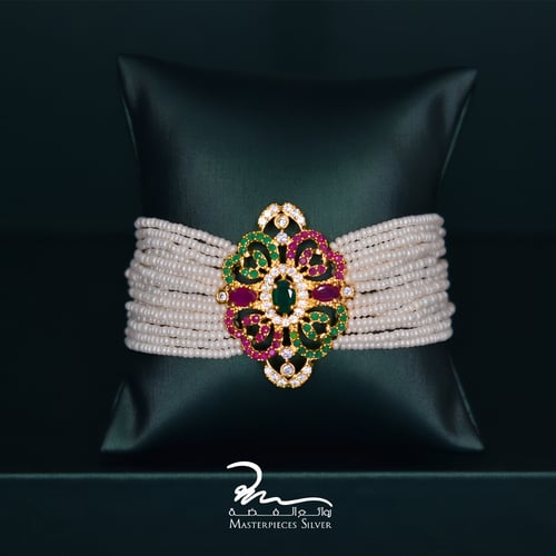 طقم لؤلؤ ملكي للمناسبات