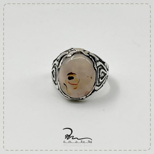خاتم عقيق نادر رجالي