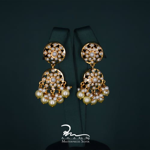 طقم لولو فضة هندي فاخر