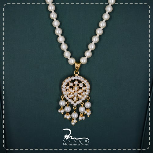 طقم لولو فضة هندي فاخر