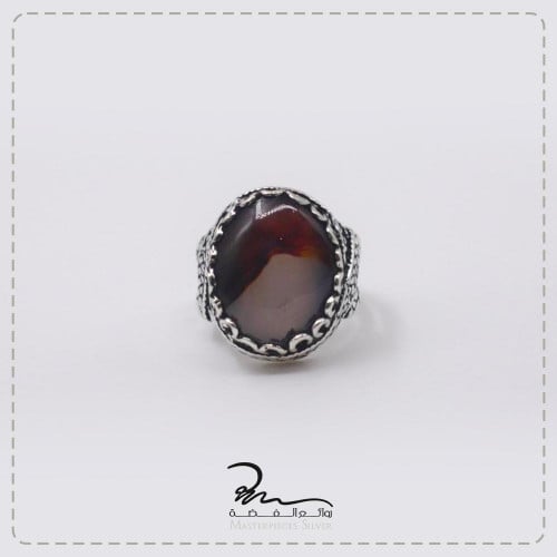 خاتم عقيق نادر اصلي رجالي
