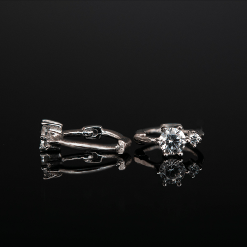 حلق فضة انيق بناتي اطفال