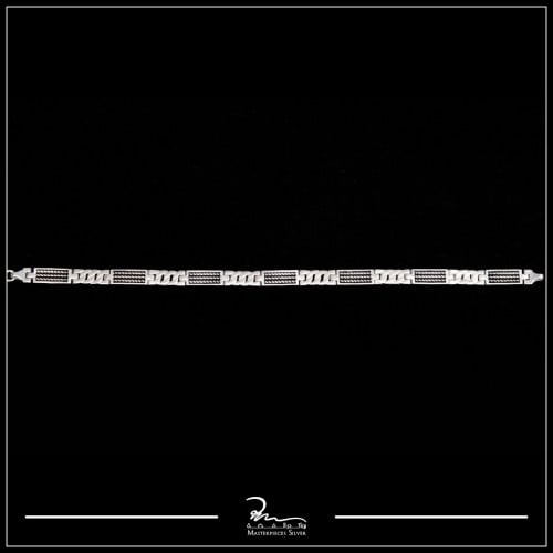 اساور رجالية فضة فخمة