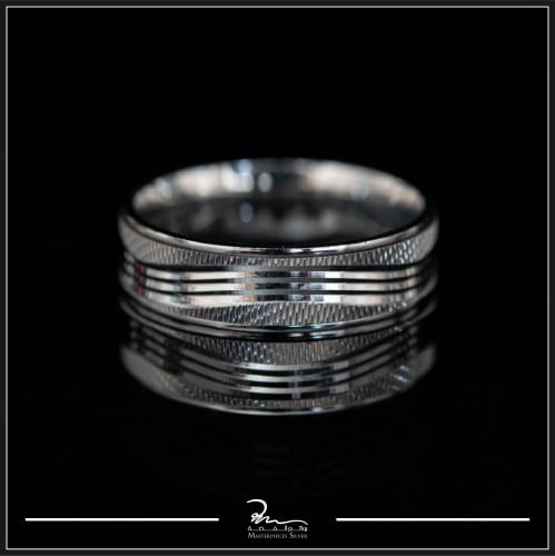 دبلة رجالي فضة عيار 925