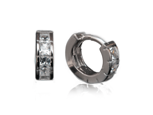 حلق فضة مدوره