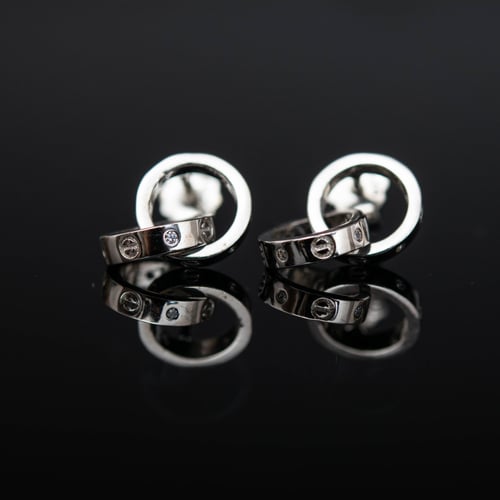 حلق فضة حريمي دائري