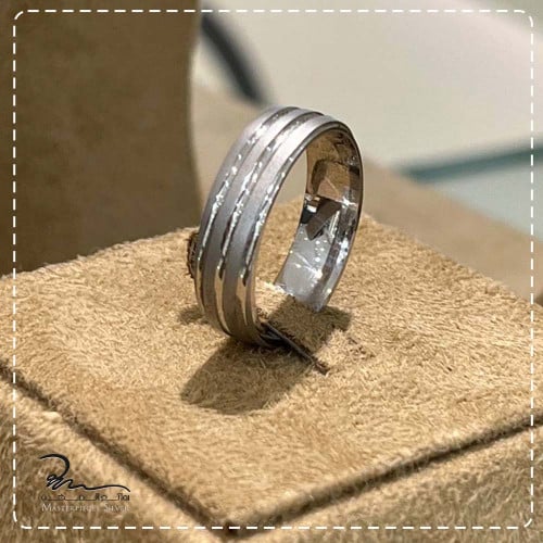 دبل الرجالية الفضة الخالص عيار 925