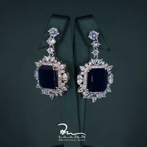 طقم حريمي فضة ناعم سلسلة