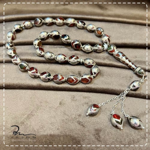 سبح فضة وفاتوران الون فخمة