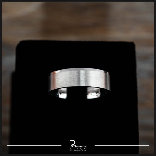 دبلة رجالية فضة الماني مبطنه