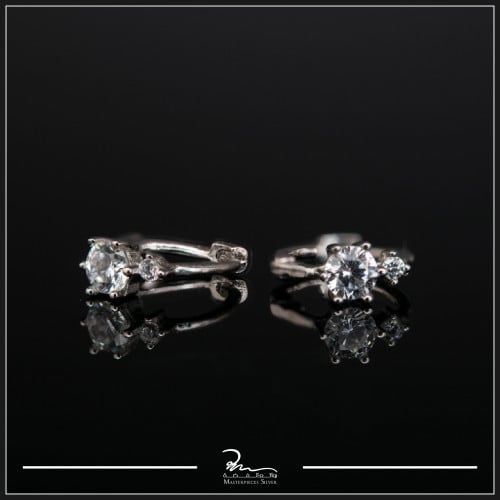 حلق فضة انيق بناتي اطفال