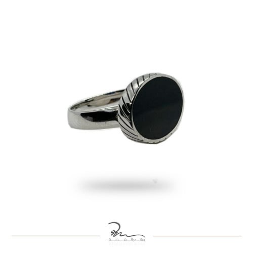 خاتم ملكي رجالي حجر اونكس