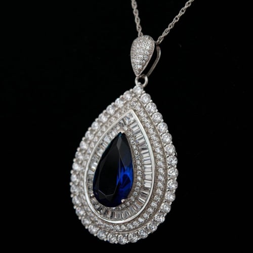 تعليقة فضة سلسلة فضة نسائية