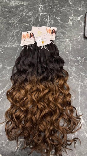 HD لون اومبري بني غامق وعسلي