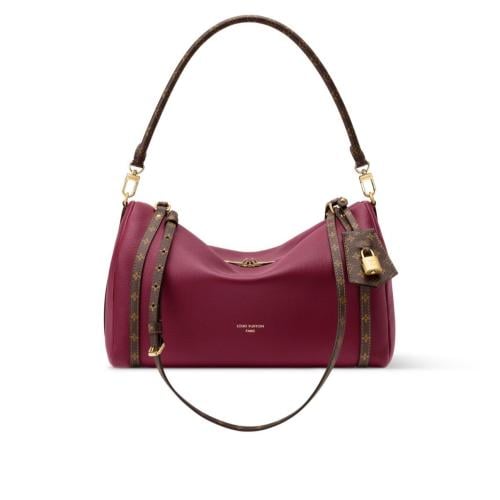 حقيبة Express MM الفاخرة باللون الأحمر القرمزي