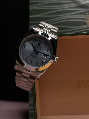 ساعة رولكس عربي