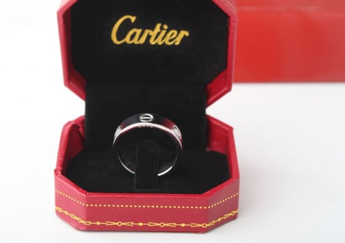 خاتم كارتير سلفر رجالي