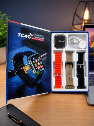 Telzeal 3 Pairs Strap TC4G Full Netcom Dual Camera...