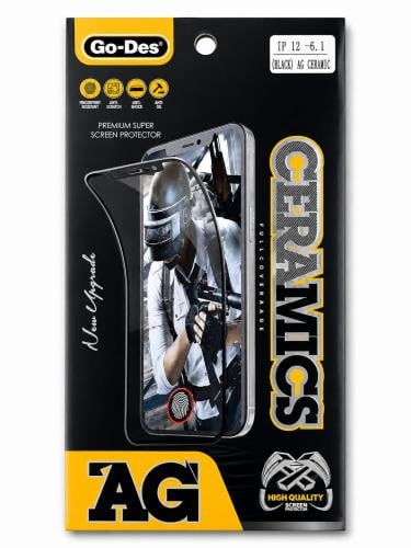 Go-Des AG Ceramics Screen Protector IP12 -6.1 Blac...