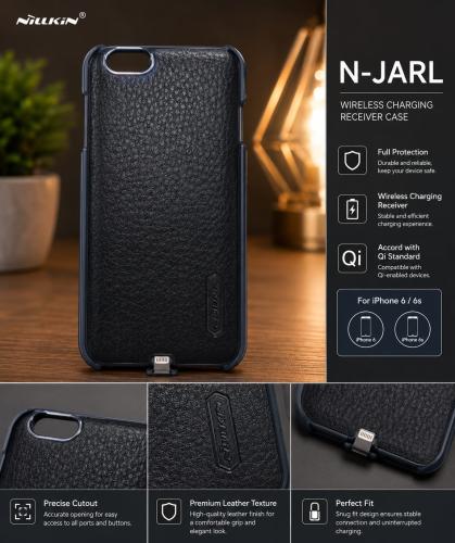NILLKIN N-JARL Wireless Charging Receiver Case IP6...