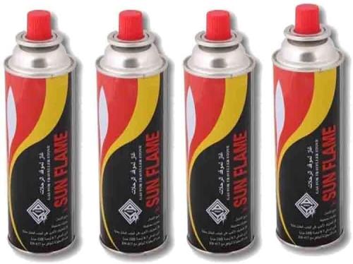 طقم غاز البوتان 220 جم 4 قطع كوريا-Butane Gas Cart...