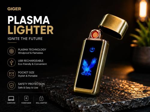 Classic Fashionable Electric Lighter ولاعة كهربائي...