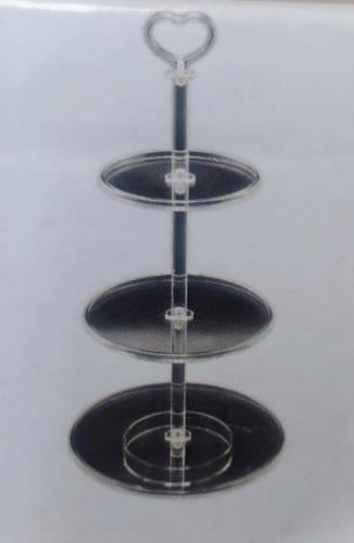 3-Tier Round CupCake Stand حامل كب كيك دائري بثلاث...