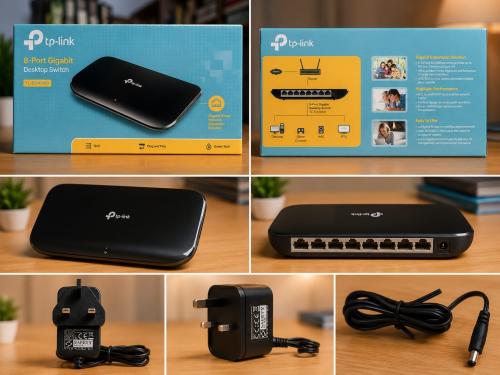 Tp-Link 8-Port Gigabit Desktop Switch TL-SG1008D م...