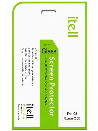 Itell Tempered Glass Screen Protector Q8 0.3mm 2.5...
