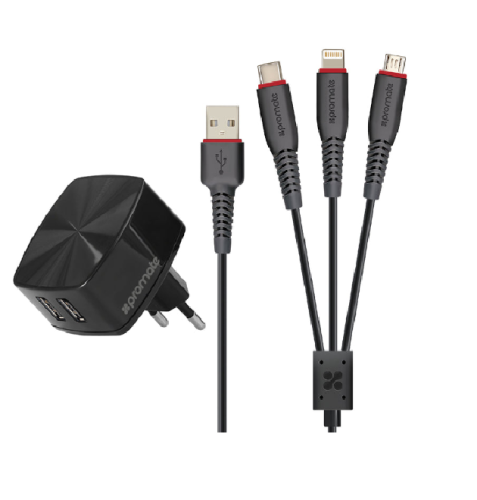 Promate Ultra-Fast Universal Home Charging Kit for...