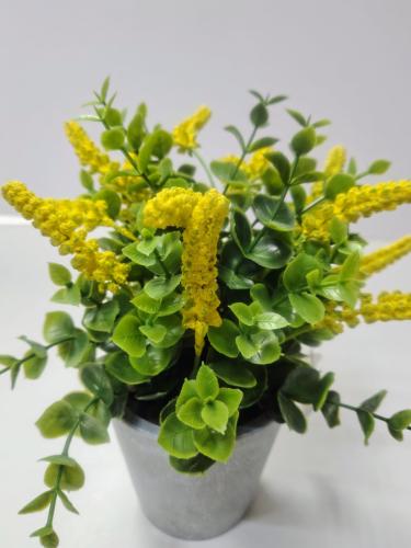 Desktop Decor: Mini Yellow Floral Arrangement ديكو...