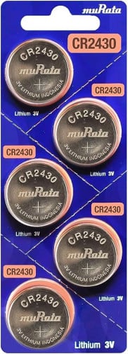 بطاريات موراتا ليثيوم أساسية، 5 قطع - Murata CR243...