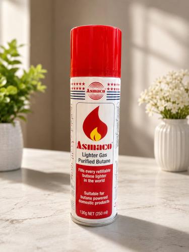 ASMACO Lighter Gas Purified Butane, Refillable Lig...