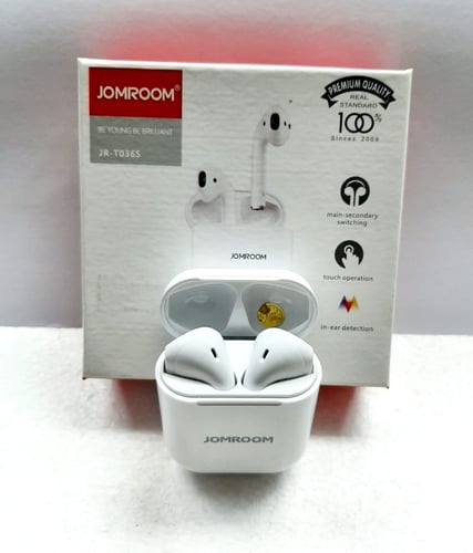 سماعات أذن Jomroom JR-T036S TWS بلوتوث مع علبة قاب...