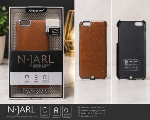 NILLKIN N-JARL Wireless Charging Receiver Case IP6...